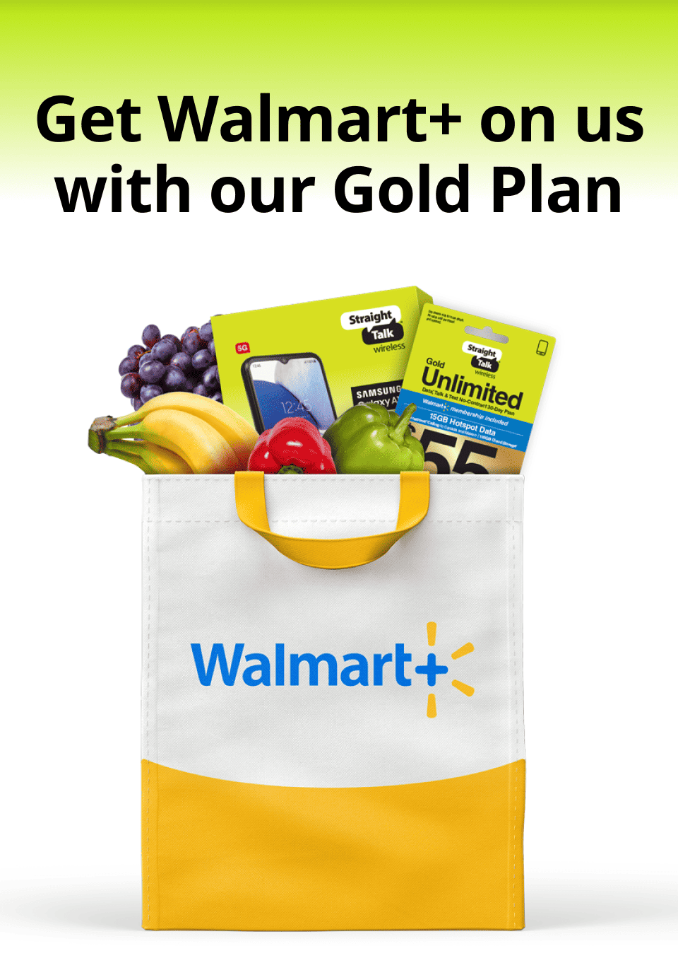 Get Walmart+ on us with our Gold Plan
